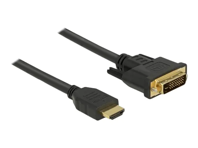 Delock Adapterkabel - DVI-D männlich zu HDMI männlich 85655