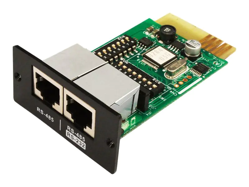 Bluewalker Modbus Card 2 - Fernverwaltungsadapter - RS-232, RS-485 - für PowerWalker VFI 100, VFI 1000, VFI 10000, VFI 1500, VFI 180, VFI 2000, VFI 3000, VFI 6000
