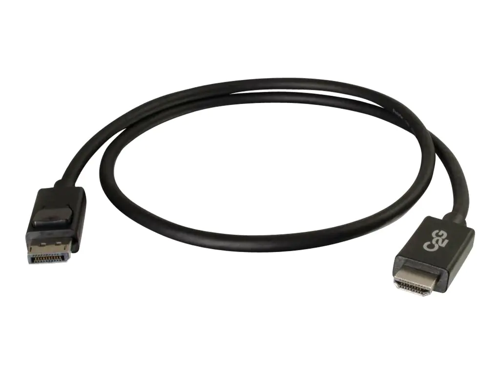 C2G 15ft DisplayPort to HDMI Cable - DP to HDMI Adapter Cable - M/M - Adapterkabel - DisplayPort männlich zu HDMI männlich - 4.57 m - Schwarz - 1080p-Unterstützung