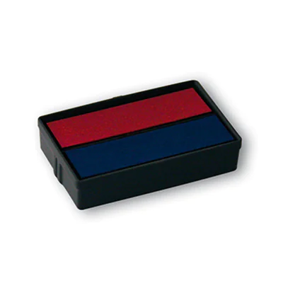 COLOP Ersatzstempelkissen E10/2 für S160 rot/blau PA=2St COLOP Ersatzstempelkissen E10/2 für S160 rot/blau PA=2St