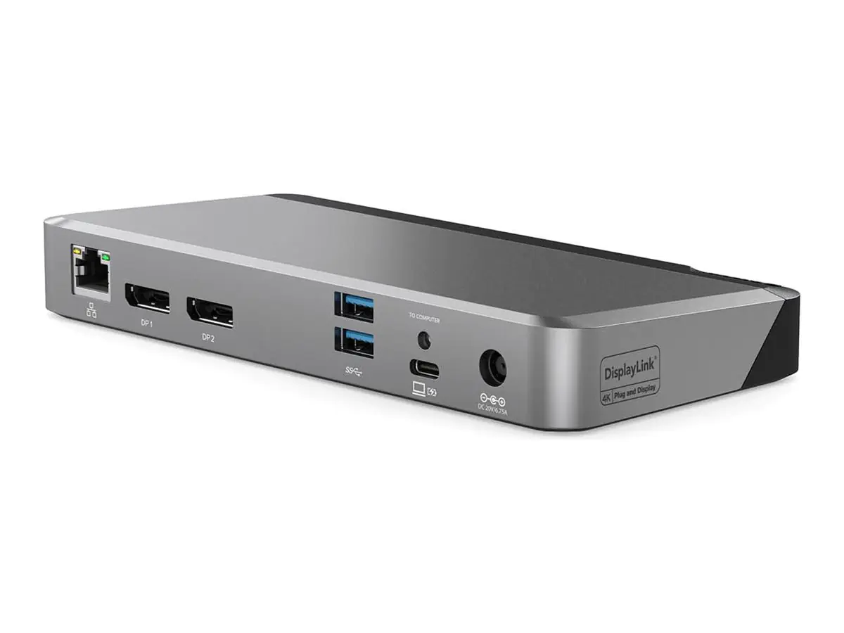 Alogic DX2 - Dockingstation - USB-C - 2 x DP DUPRDX2-100