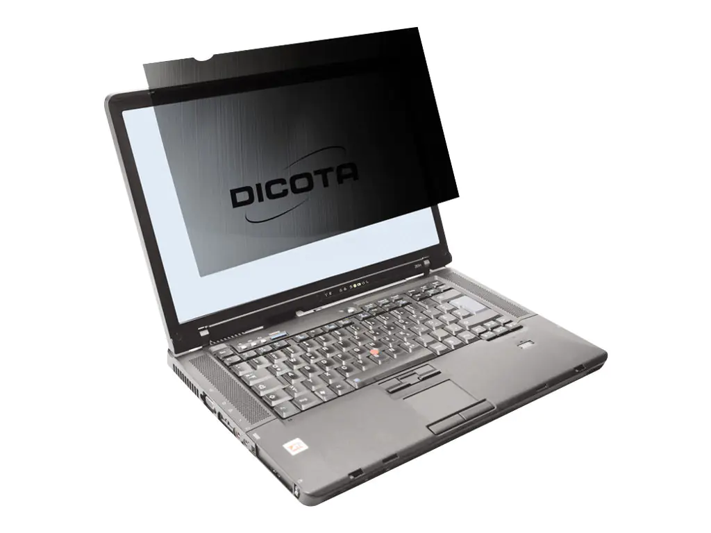DICOTA - Blickschutzfilter für Notebook - 2-Wege - Halter/Klebepunkte - 35,6 cm Breitbild (14" Breitbild) - Schwarz