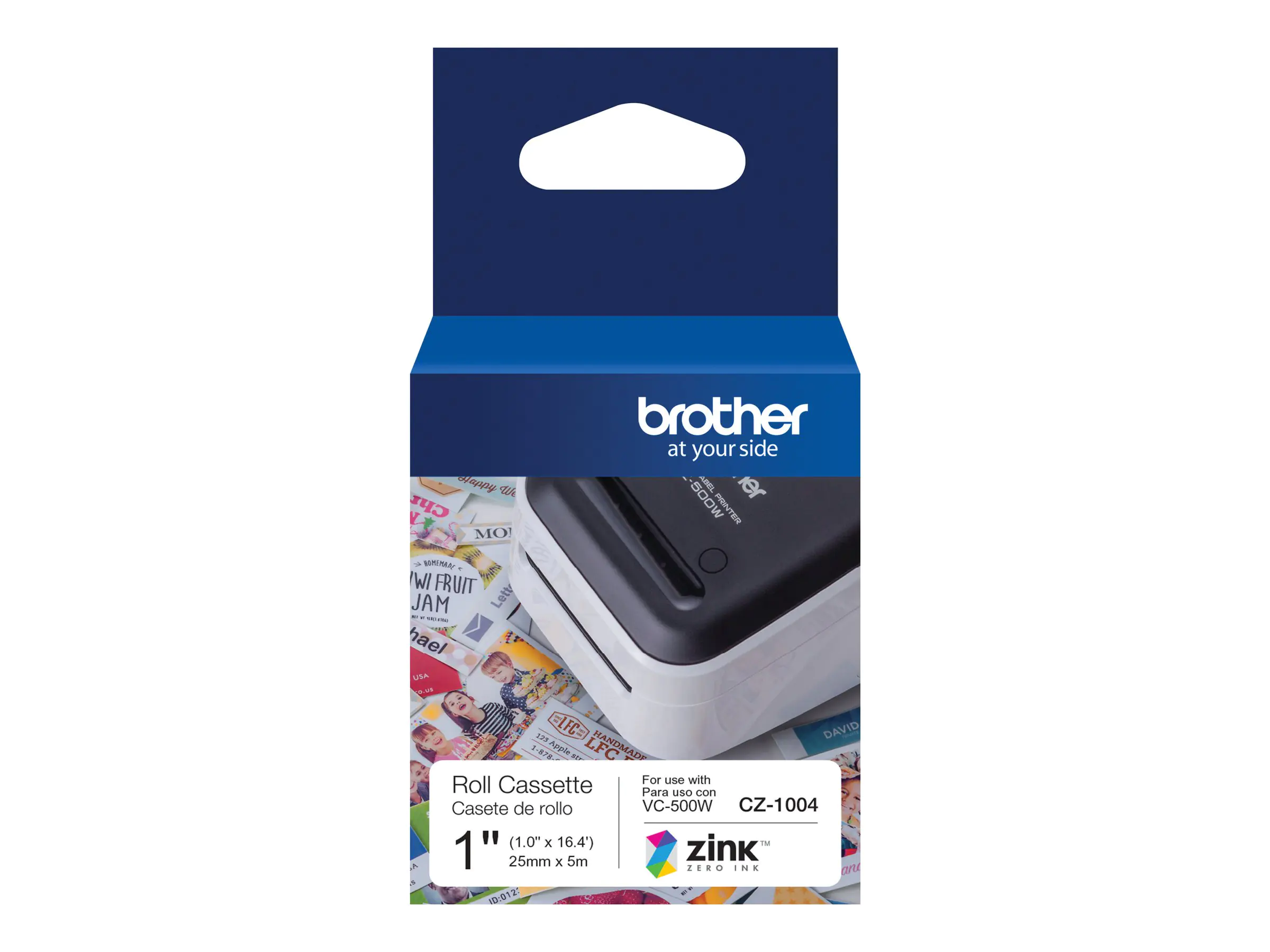 Brother Farbetikettenrolle CZ1004 25mm Länge 5m