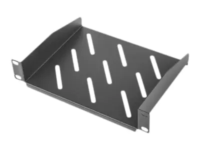 Lanberg Rack - Regal - RAL 9004, Schwarz - 1U - 25.4 cm (10")