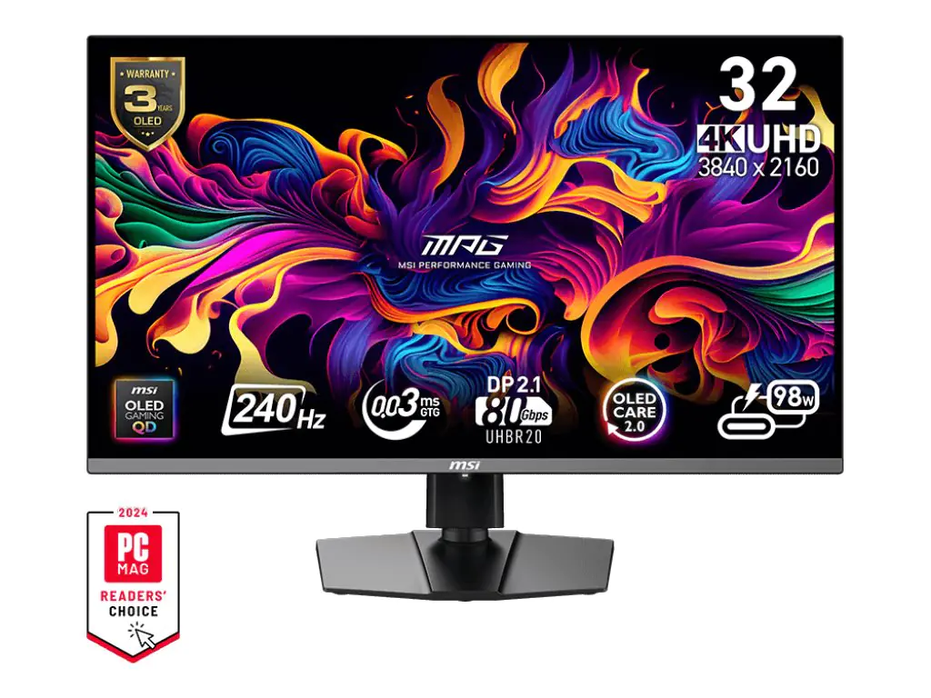 MSI MPG 322URX QD-OLED - OLED-Monitor - Gaming - 81.3 cm (32")