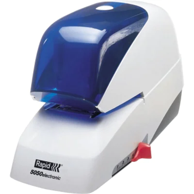 Rapid Elektroheftgerät 5050e 20993210 Kunststoff weiß/blau Rapid Elektroheftgerät 5050e 20993210 Kunststoff weiß/blau