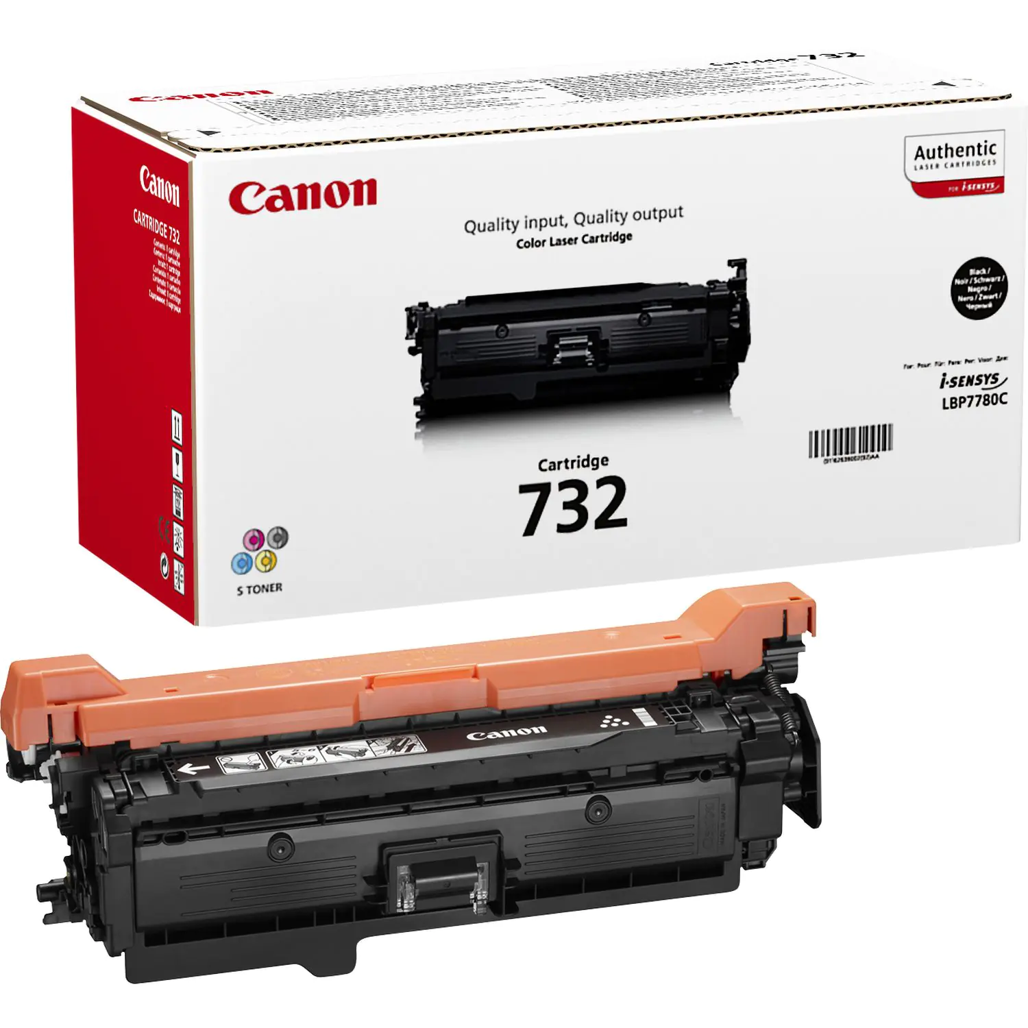 Canon 732 BK - Schwarz - Original - Tonerpatrone - für i-SENSYS LBP7780Cx