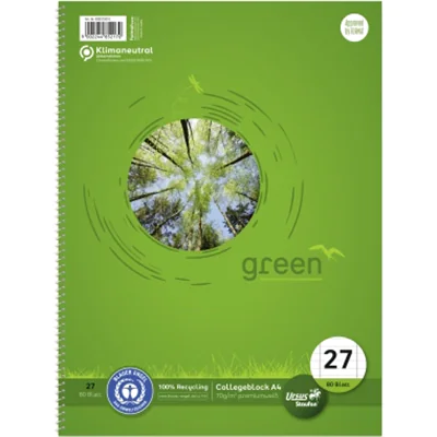 Staufen Collegeblock Green 608575010 DIN A4 70g lin. 80Bl Staufen Collegeblock Green 608575010 DIN A4 70g lin. 80Bl