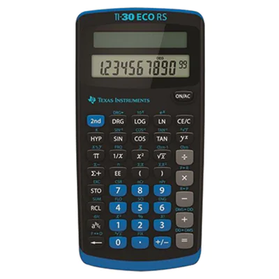 Texas Instruments Schulrechner TI-30 ECO RS 1 x 10+2-stellig schwarz Texas Instruments Schulrechner TI-30 ECO RS 1 x 10+2-stellig schwarz