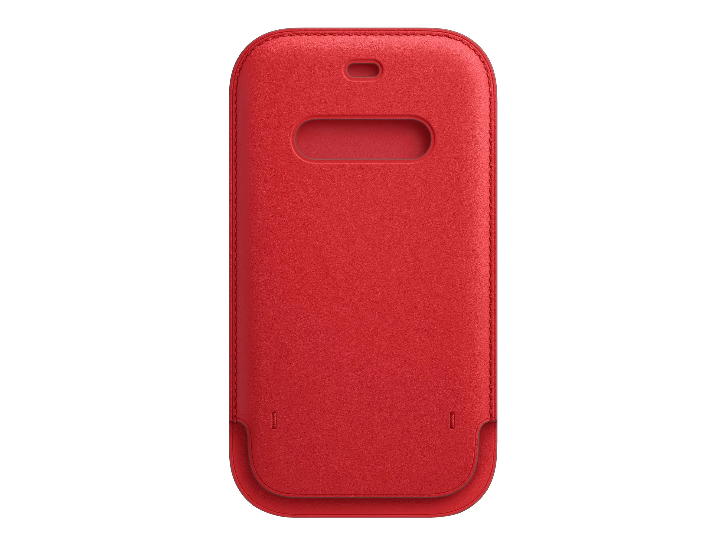 Apple - (PRODUCT) RED - Schutzhülle für Mobiltelefon - mit MagSafe - Leder - Rot - für iPhone 12, 12 Pro