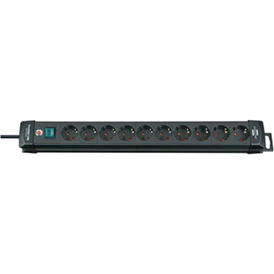 brennenstuhl Steckdosenleiste Premium-Line 1951100100 10fach sw brennenstuhl Steckdosenleiste Premium-Line 1951100100 10fach sw