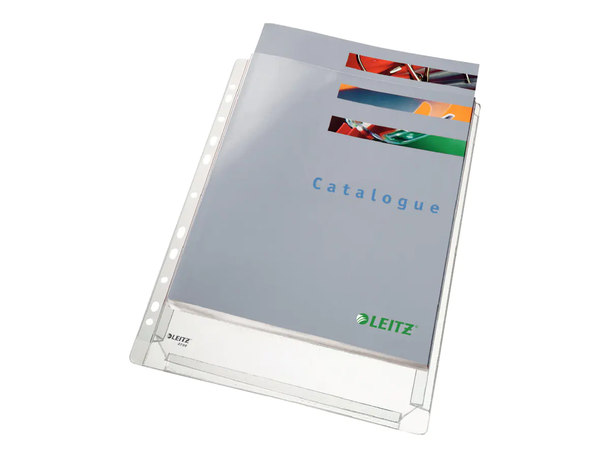 Leitz Prospekthülle Maxi 47563003 DIN A4 0,17mm PVC tr 5 St./Pack.