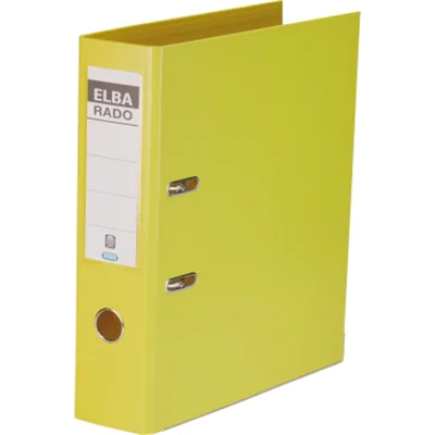 ELBA Ordner ELBAradoplast 100022627 DIN A4 80mm PVC gelb ELBA Ordner ELBAradoplast 100022627 DIN A4 80mm PVC gelb