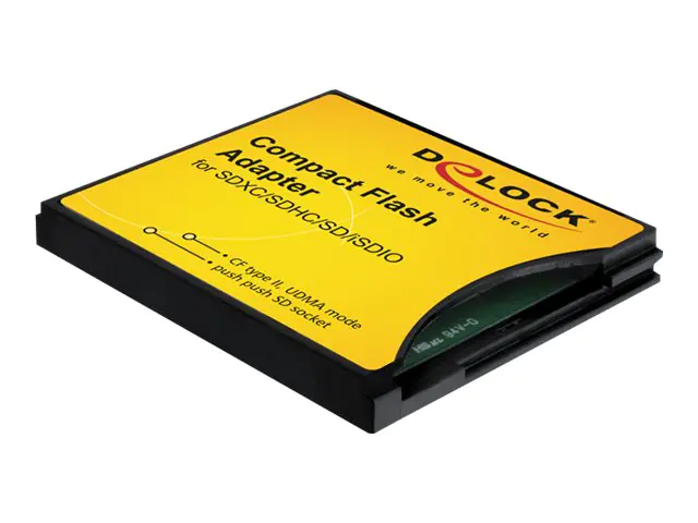 Delock Compact Flash Adapter - Kartenadapter (MMC, SD, SDHC, SDXC) - CompactFlash