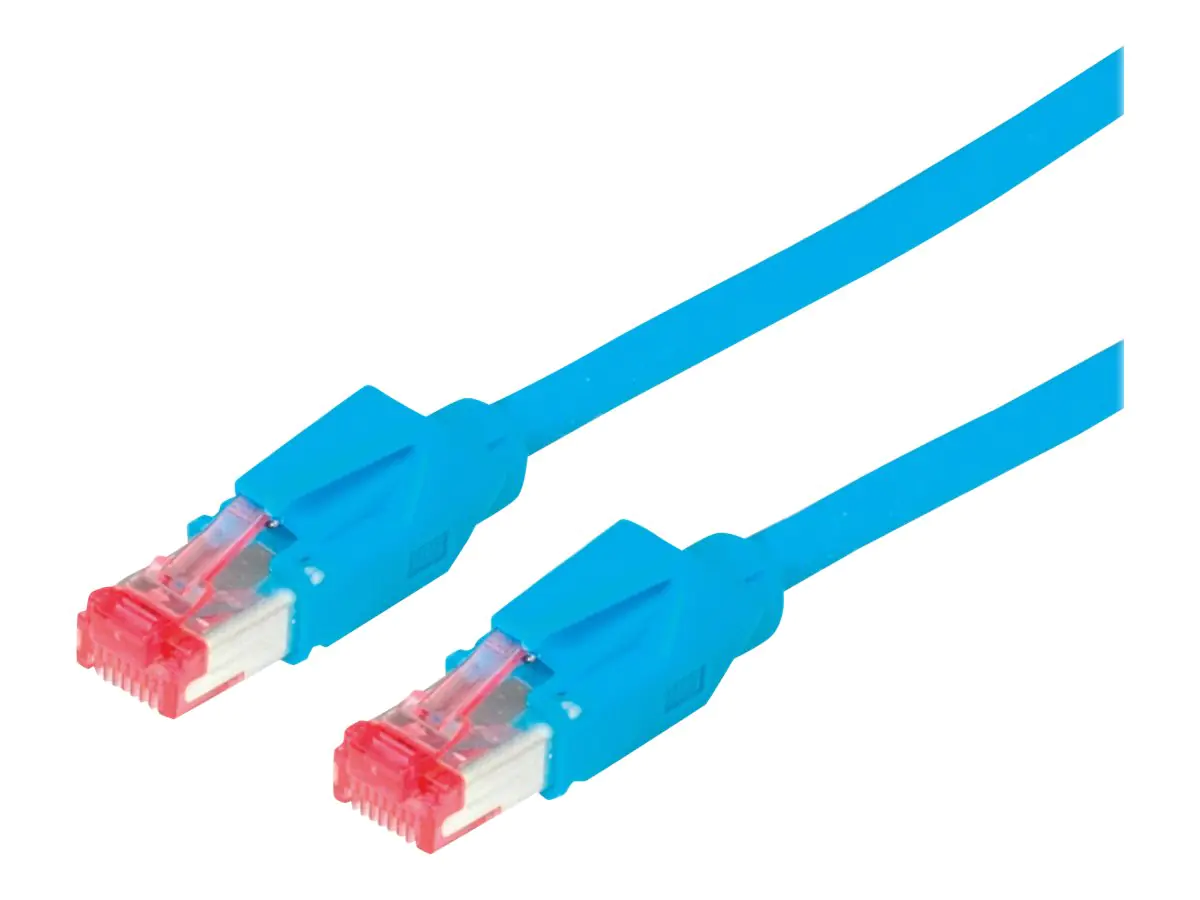 Secomp DRAKA UC400 S27 - Patch-Kabel - RJ-45 (M) zu RJ-45 (M) - 3 m - FTP - CAT 6 - halogenfrei - Blau