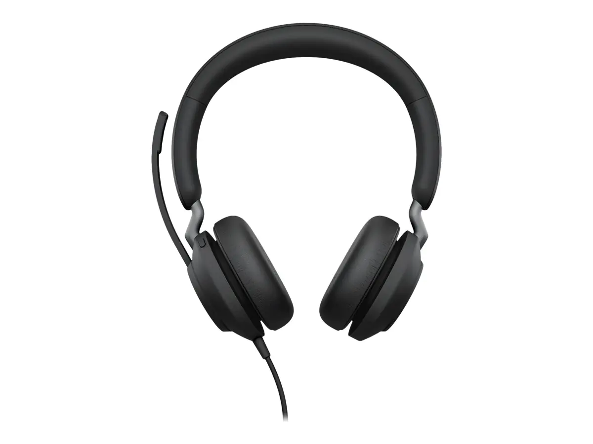 Jabra Evolve2 40 MS Stereo - Headset - On-Ear - kabelgebunden - USB-C - Geräuschisolierung - Zertifiziert für Microsoft Teams