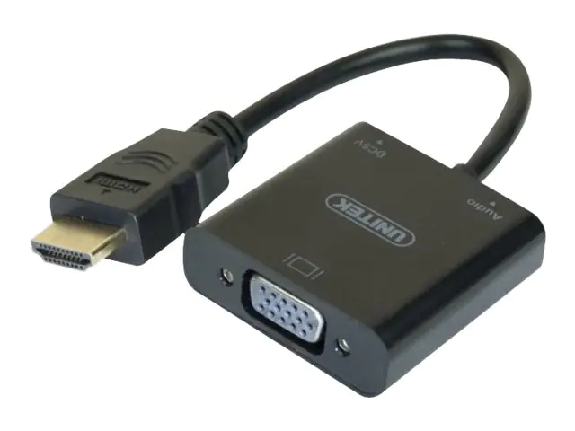 exertis Connect - Videoadapter - HDMI männlich zu HD-15 (VGA) weiblich - 15 cm - 1080p-Unterstützung exertis Connect - Videoadapter - HDMI männlich zu HD-15 (VGA) weiblich - 15 cm - 1080p-Unterstützung