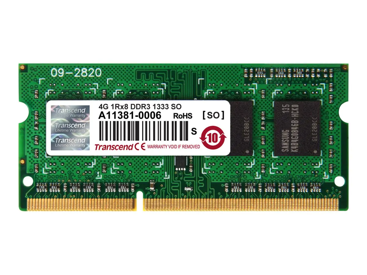 Transcend DDR3 - Modul - 4 GB - SO DIMM 204-PIN