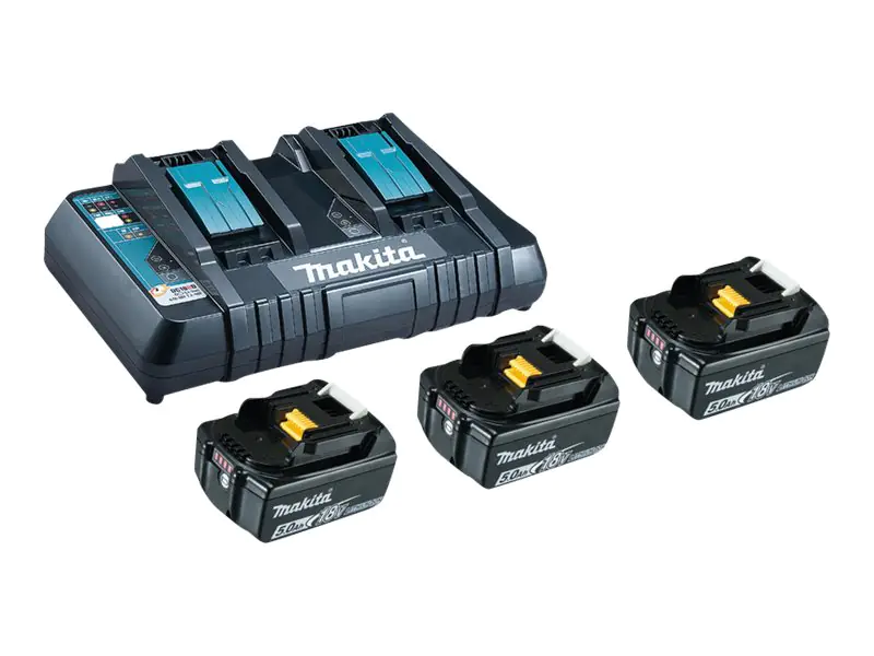 Makita DC18RD - Batterieladegerät + Batterie 198458-6
