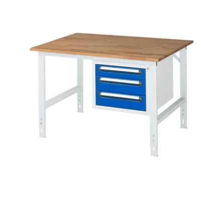 RAU Arbeitstisch Tom 1.250 x 910-1.230 x 1.000 mm (B x H x T)