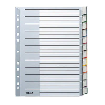 Leitz Register 12750000 DIN A5 12Blatt PP blanko Leitz Register 12750000 DIN A5 12Blatt PP blanko