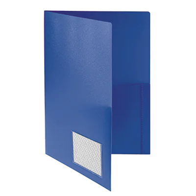 FolderSys Broschürenmappe 10008-40 DIN A4 PP Klarsichttasche blau FolderSys Broschürenmappe 10008-40 DIN A4 PP Klarsichttasche blau
