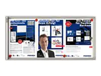 Franken Schaukasten X-tra! Line FSA3 für 3x DIN A4 Aluminium