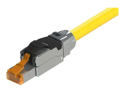 Roline - Patch-Kabel - RJ-45 (M) zu RJ-45 (M) - 1 m - SFTP, PiMF - CAT 8 - halogenfrei, robust - Gelb