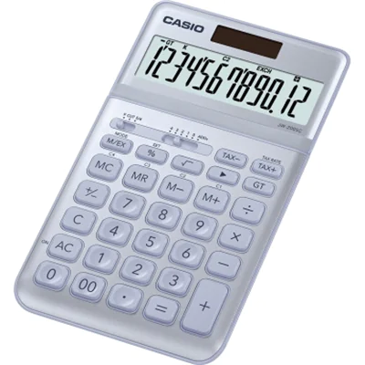 CASIO® Tischrechner JW-200SC 109 x 11 x 184 mm (B x H x T) Solar-Energie, Batterie blau CASIO® Tischrechner JW-200SC 109 x 11 x 184 mm (B x H x T) Solar-Energie, Batterie blau