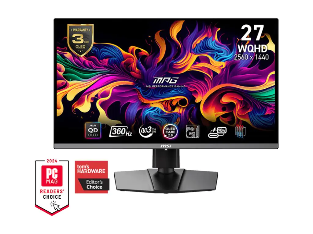 MSI MPG 271QRXDE QD-OLED - OLED-Monitor - Gaming - 67.3 cm (26.5")