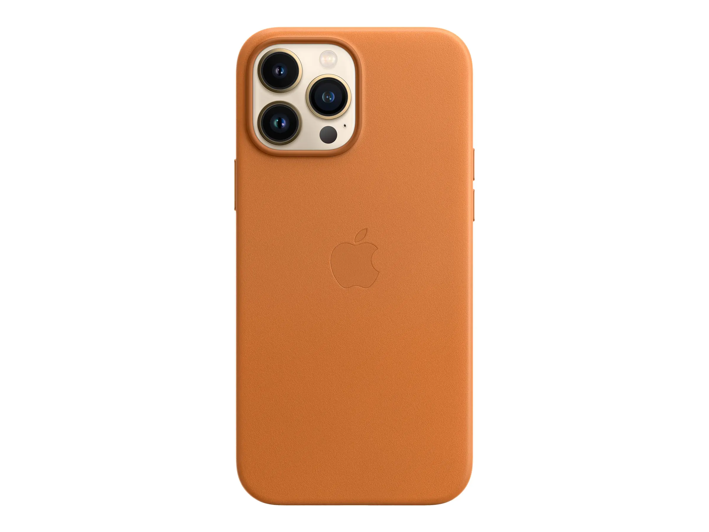 Apple - Hintere Abdeckung für Mobiltelefon - mit MagSafe - Leder - Golden Brown - für iPhone 13 Pro Max