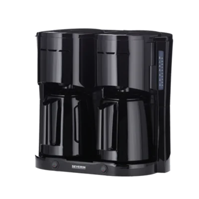 SEVERIN Kaffeemaschine Duo 25,5 x 36,5 x 39,5 cm (B x H x T) Filtersystem Thermoskanne 2 x 8 Tassen 2 x 1.000W SEVERIN Kaffeemaschine Duo 25,5 x 36,5 x 39,5 cm (B x H x T) Filtersystem Thermoskanne 2 x 8 Tassen 2 x 1.000W