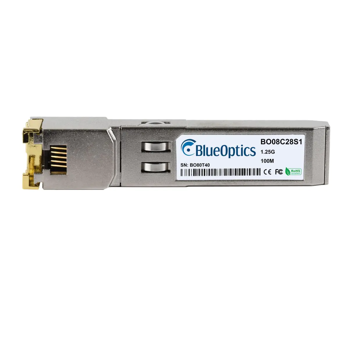 BlueOptics HPE Aruba R9D17A BlueOptics BO08C28S1 SFP Transceiver, Kupfer RJ45, 1000BASE-T, 100