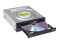 HLDS Hitachi-LG Super Multi DVD-Brenner, Schwarz, Ablage, Desktop, DVD±RW, SATA, 60000 h GH24NSD6
