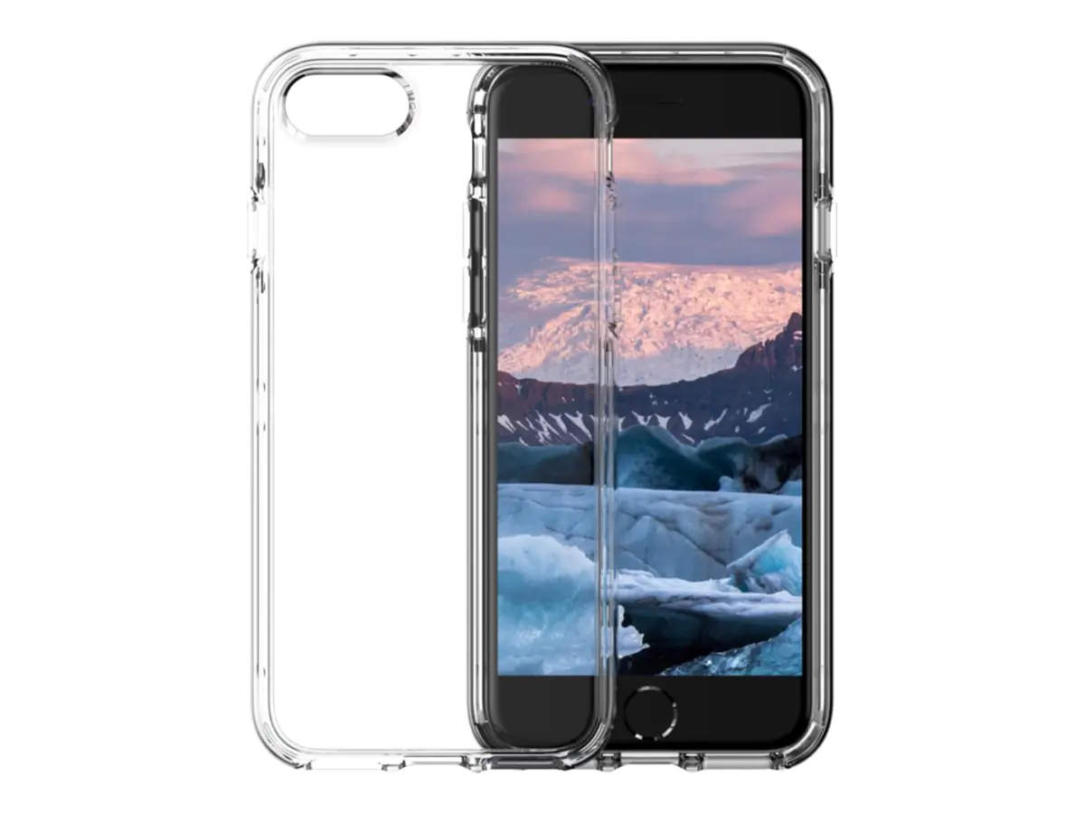 dbramante1928 Iceland Pro - Hintere Abdeckung für Mobiltelefon - Snap-on - 100 % recycelter Kunststoff - klar - für Apple iPhone 7, 8, SE (2. Generation)