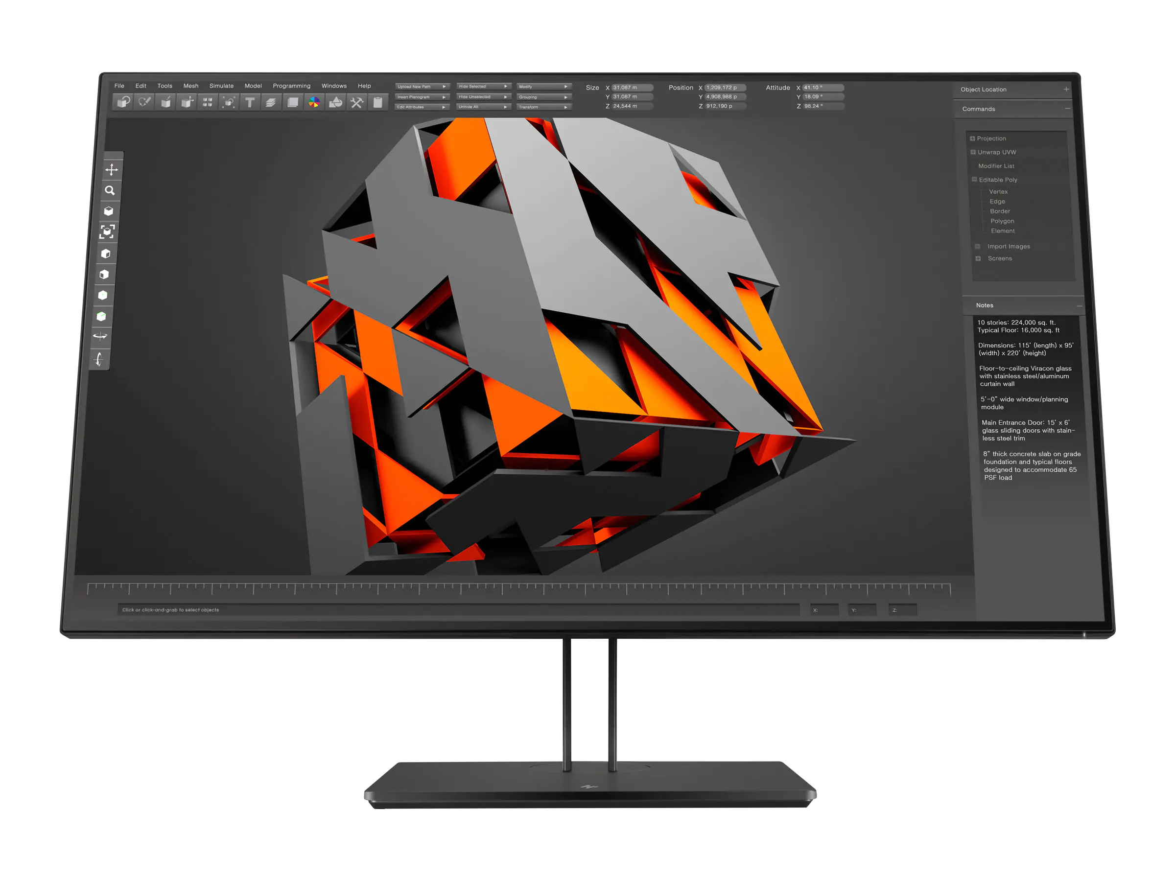 HP Z32 - LED-Monitor - 80 cm (31.5") (31.5" sichtbar) 1AA81A4#ABB