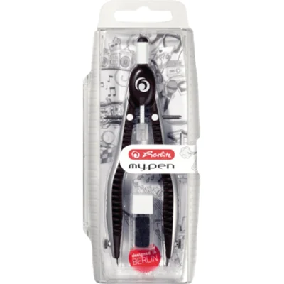 Herlitz Schnellverstellzirkel my.pen 11122322 schwarz/grau Herlitz Schnellverstellzirkel my.pen 11122322 schwarz/grau