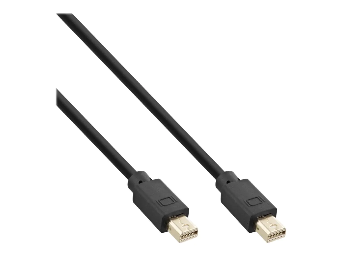 InLine - DisplayPort-Kabel - Mini DisplayPort (M) zu Mini DisplayPort (M) - DisplayPort 1.4 - 1 m - 8K Unterstützung - Schwarz InLine - DisplayPort-Kabel - Mini DisplayPort (M) zu Mini DisplayPort (M) - DisplayPort 1.4 - 1 m - 8K Unterstützung - Schwarz