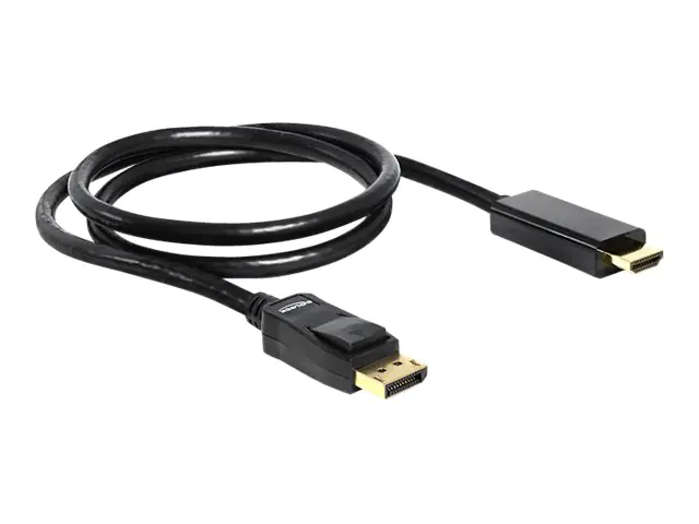 Delock - Adapterkabel - DisplayPort männlich zu HDMI männlich - 1 m Delock - Adapterkabel - DisplayPort männlich zu HDMI männlich - 1 m