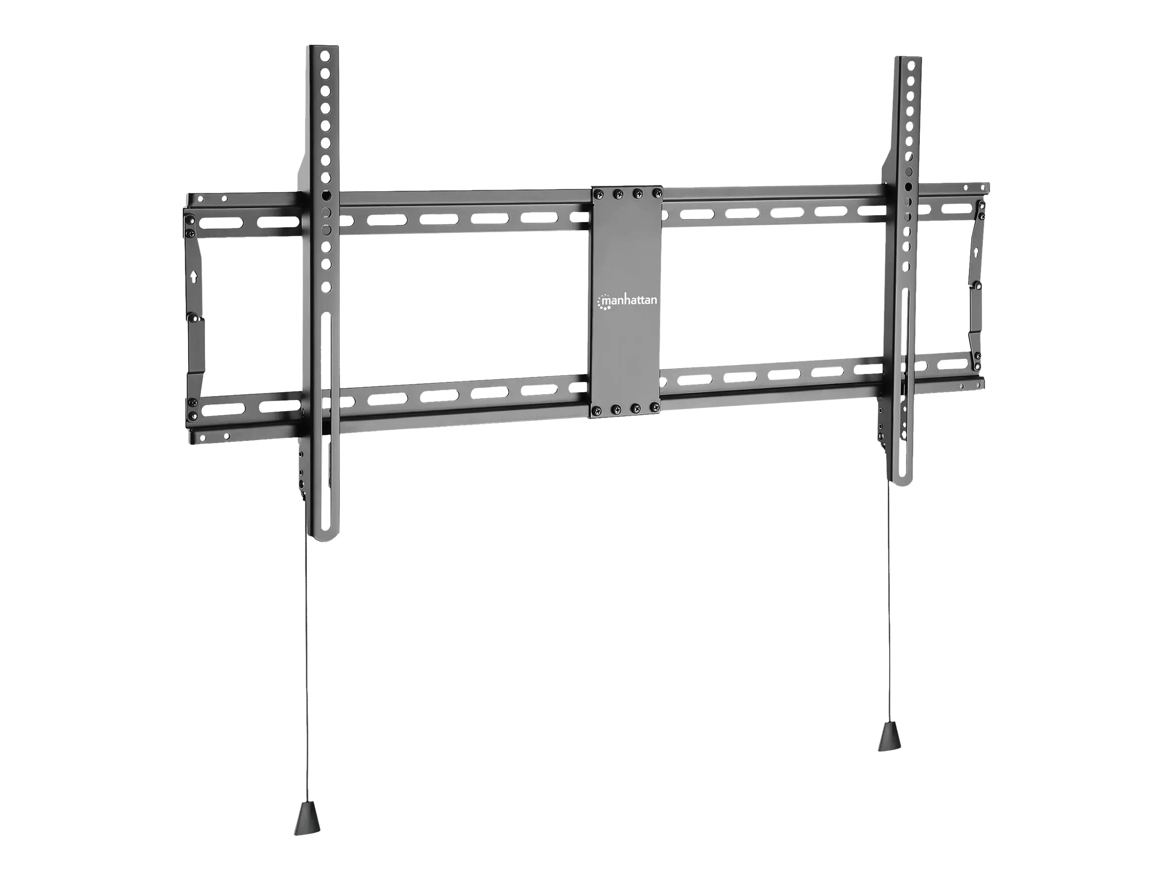 Manhattan TV & Monitor Mount, Wall (Low Profile), Fixed, 1 screen, Screen Sizes: 43-100", Black, VESA 200x200 to 800x400mm, Max 70kg, Foldable for Extra-Small and Shipping-Friendly Packaging, Ultra Slim, LFD, Lifetime Warranty - Befestigungskit (Wandmonta