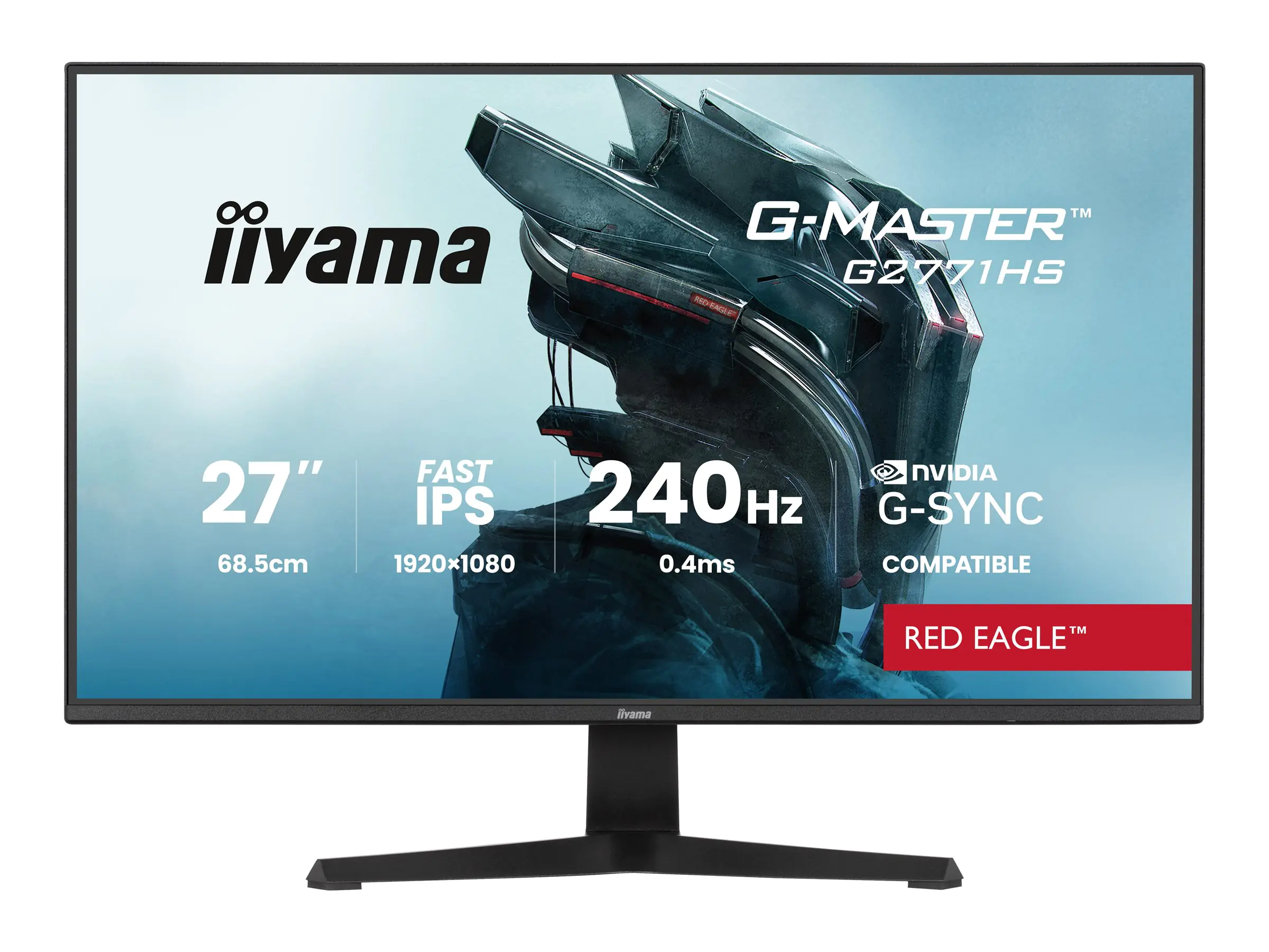 Iiyama G-Master G2771HS-B1 27" Fast-IPS - Flachbildschirm (TFT/LCD) - 27"