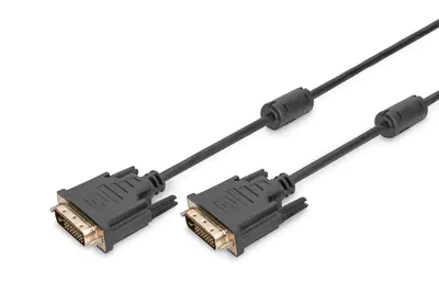 ASSMANN - DVI-Kabel - Dual Link - DVI-D (M) zu DVI-D (M) - 2 m - geformt - Schwarz