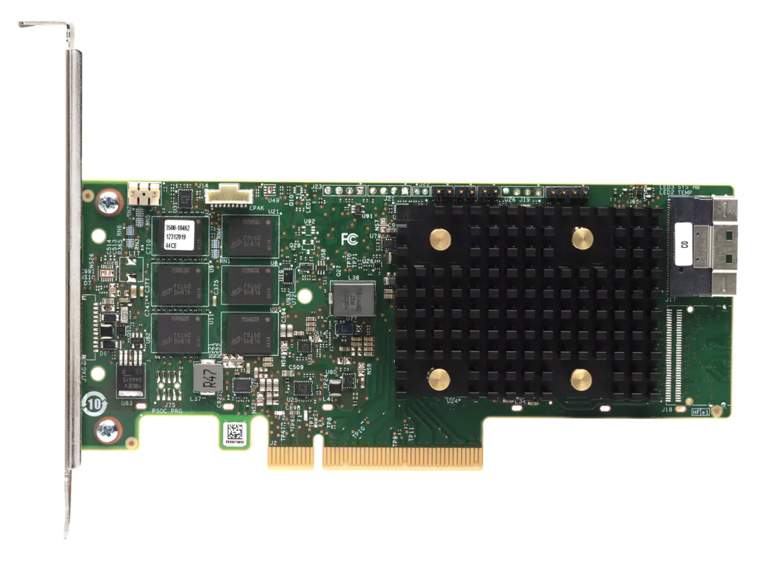 Lenovo ThinkSystem 940-8i - Speichercontroller (RAID) - 8 Sender/Kanal - SATA / SAS 12Gb/s - Low-Profile - RAID RAID 0, 1, 5, 6, 10, 50, JBOD, 60 - PCIe 4.0 x8 - für ThinkSystem SR630 V2; SR645; SR650 V2; SR665; SR670 V2; SR850 V2; SR860 V2; ST50; ST