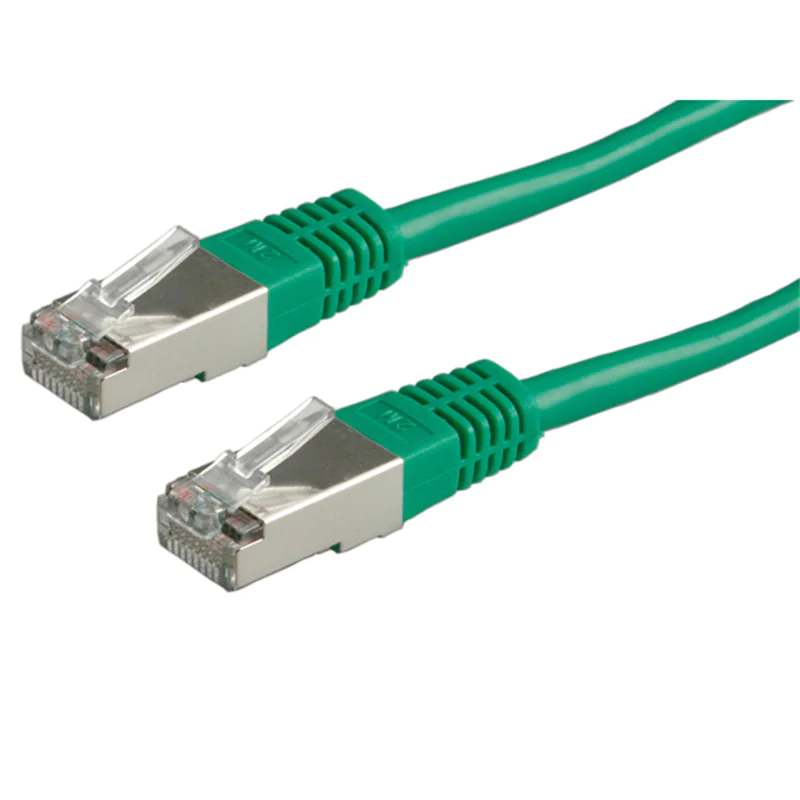 VALUE - Patch-Kabel - RJ-45 (M) zu RJ-45 (M) - 2 m - SFTP, PiMF - CAT 6 - geformt, verseilt - grün VALUE - Patch-Kabel - RJ-45 (M) zu RJ-45 (M) - 2 m - SFTP, PiMF - CAT 6 - geformt, verseilt - grün