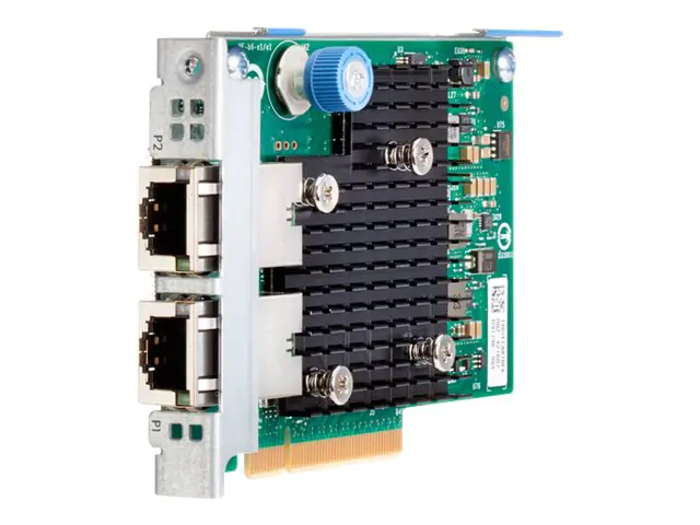 HPE 562FLR-T - Netzwerkadapter - PCIe 3.0 x4 - 10Gb Ethernet x 2 - für Nimble Storage dHCI Small Solution with HPE ProLiant DL360 Gen10; ProLiant DL360 Gen10