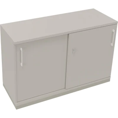 Schiebetürenschrank 2OH B1200xT442xH781mm si/Lichtgrau Schiebetürenschrank 2OH B1200xT442xH781mm si/Lichtgrau