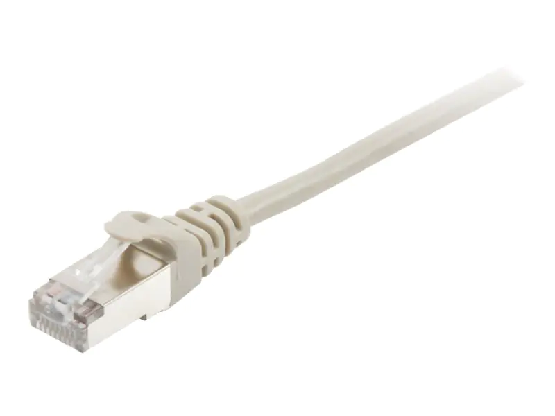 equip - Patch-Kabel - RJ-45 (M) zu RJ-45 (M) - 30 m - SFTP, PiMF - CAT 6a - halogenfrei, geformt, ohne Haken, verseilt - weiß