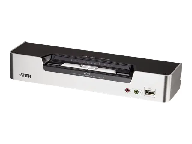 ATEN USB DVI Dual View KVMP Switch CS1642A - KVM-/Audio-/USB-Switch - 2 x KVM/Audio/USB - 1 lokaler Benutzer - Desktop ATEN USB DVI Dual View KVMP Switch CS1642A - KVM-/Audio-/USB-Switch - 2 x KVM/Audio/USB - 1 lokaler Benutzer - Desktop