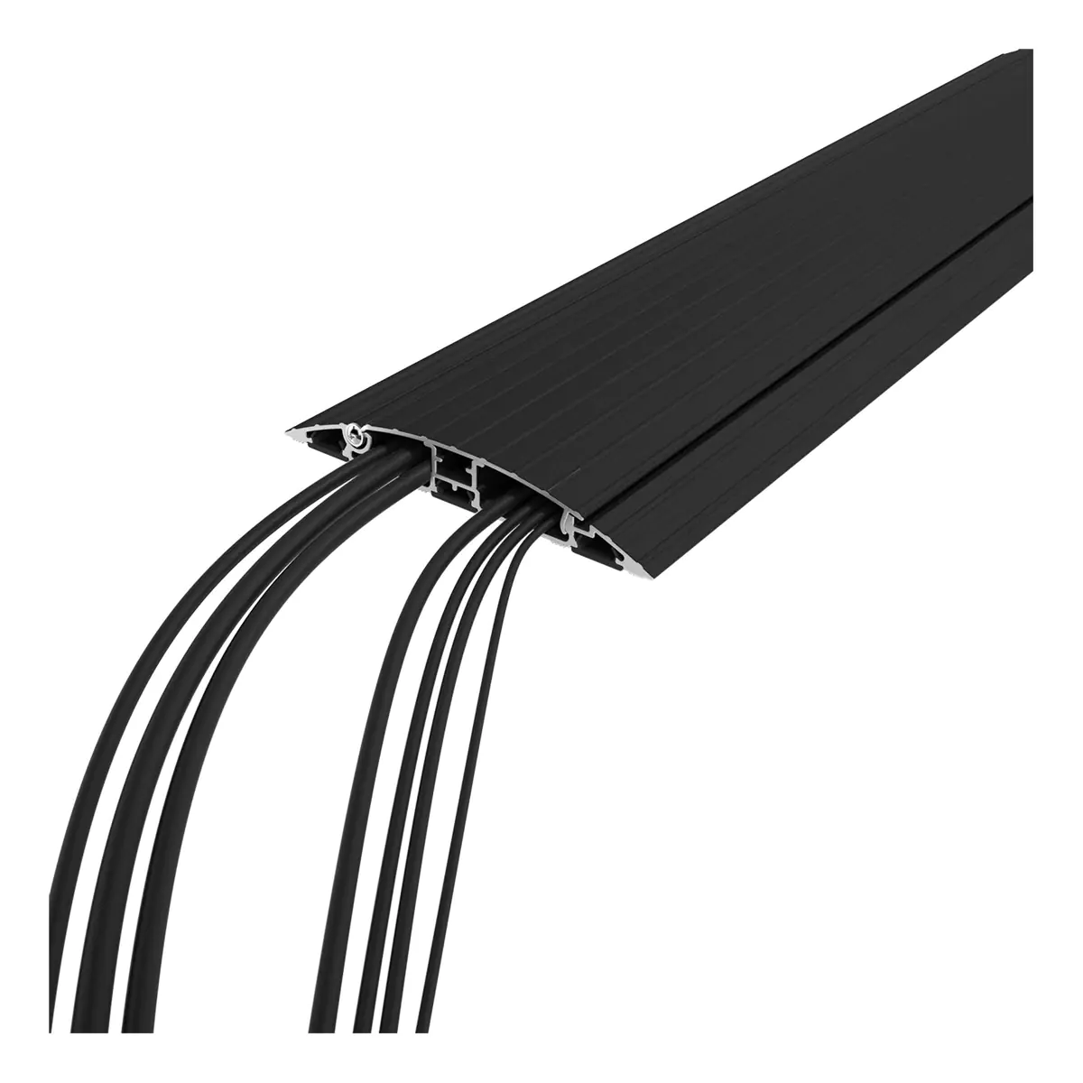 Dataflex Addit Kabelschutz 150cm gerade schwarz