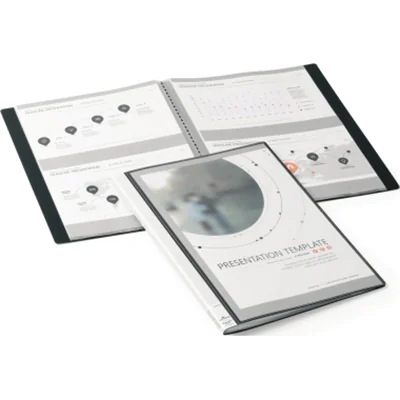 DURABLE Sichtbuch DURALOOK Plus 243101 DIN A4 9mm 10Hüllen PP sw DURABLE Sichtbuch DURALOOK Plus 243101 DIN A4 9mm 10Hüllen PP sw